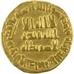 UMAYYAD: al-Walid I, 705-715, AV dinar (4.22g), NM (Damascus), AH89