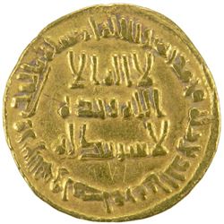 UMAYYAD: al-Walid I, 705-715, AV dinar (4.22g), NM (Damascus), AH95