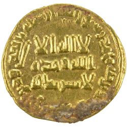 UMAYYAD: Yazid II, 720-724, AV dinar (4.20g), NM (Damascus), AH102