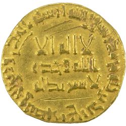 ABBASID: al-Mansur, 754-775, AV dinar (4.13g), NM, AH138