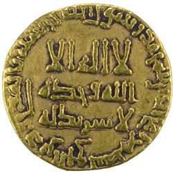 ABBASID: al-Mansur, 754-775, AV dinar (4.16g), NM, AH147
