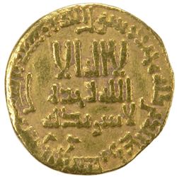 ABBASID: al-Mansur, 754-775, AV dinar (4.11g), NM, AH156