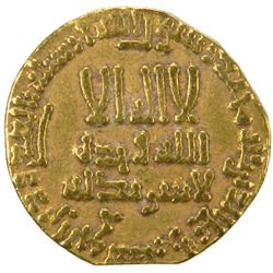 ABBASID: al-Mansur, 754-775, AV dinar (4.08g), NM, AH157