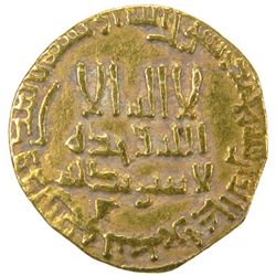 ABBASID: al-Mahdi, 775-785, AV dinar (4.09g), NM, AH159