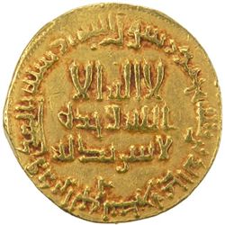 ABBASID: al-Mahdi, 775-785, AV dinar (4.09g), NM, AH163