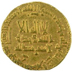 ABBASID: al-Mahdi, 775-785, AV dinar (4.13g), NM, AH163