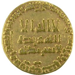 ABBASID: al-Mahdi, 775-785, AV dinar (4.19g), NM, AH164