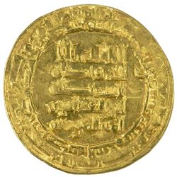 ABBASID: al-Muqtadir, 908-932, AV dinar (4.65g), Madinat al-Salam, AH320