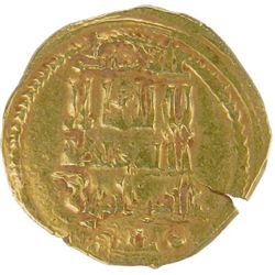ABBADID OF SEVILLE: al-Mu'tamid Muhammad, 1069-1091, AV fractional dinar (1.55g), NM, ND