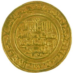 ALMORAVID: 'Ali, 1106-1142, AV dinar (4.01g), Mursiya (Murcia), AH505