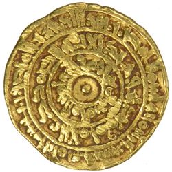 FATIMID: al-Mu'izz, 953-975, AV dinar (4.07g), al-Mansuriya, AH355