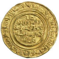 FATIMID: al-Mustansir, 1036-1094, AV dinar (4.18g), al-Iskandariya, AH465