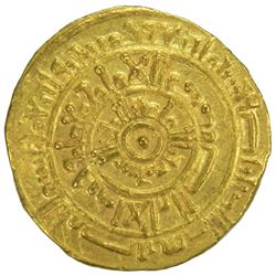 FATIMID: al-Mustansir, 1036-1094, AV dinar (4.03g), Sur (Tyre), AH454