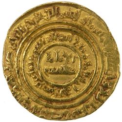 FATIMID: al-Fa'iz, 1154-1160, AV dinar (4.49g), Misr, AH554
