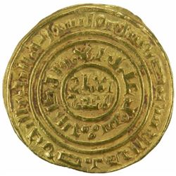CRUSADERS of Acre: "al-Amir al-Mansur, 1101-1130," AV bezant (3.80g), "Misr", ND