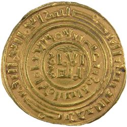 CRUSADERS of Acre: in the name of al-Amir al-Mansur, 1101-1130, AV bezant (3.64g), "Misr", ND