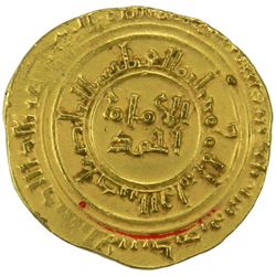 AYYUBID: Abu Bakr I, 1196-1218, AV dinar (4.85g), al-Iskandariya, AH613