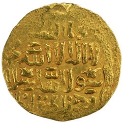 BURJI MAMLUK: Faraj, 1399-1405 & 4016-1412, AV dinar (8.51g), al-Qahira, AH8xx