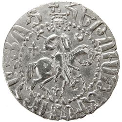 SELJUQ OF RUM: Kaykhusraw II, 1236-1245, AR bilingual tram (2.92g), Sis, AH641