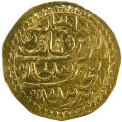 ALGIERS: Ahmed III, 1703-1730, AV sultani (3.39g), al-Jaza'ir Ghab, AH1141