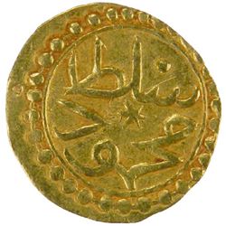 ALGIERS: Mahmud I, 1730-1754, AV 1/4 sultani (0.84g), Jaza'ir, AH1146