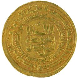 SAMANID: 'Abd al-Malik I, 954-961, AV dinar (3.94g), Nishapur, AH348