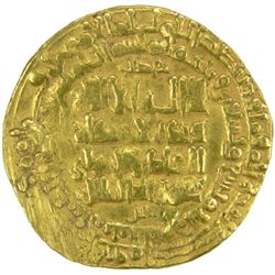 GHAZNAVID: Mahmud, 999-1030, AV dinar (4.39g), Nishapur, AH399