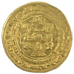 GHAZNAVID: Mahmud, 999-1030, AV dinar (3.96g), Nishapur, AH417