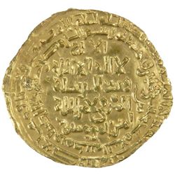 SELJUQ OF WESTERN IRAN: Mas'ud, 1134-1152, AV dinar (2.14g), Madinat al-Salam, AH533