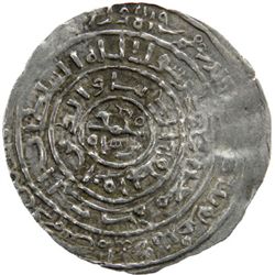 GHORID: Mu'izz al-Din Muhammad, 1171-1206, AR dirham (1.28g), Ghazna, AH596