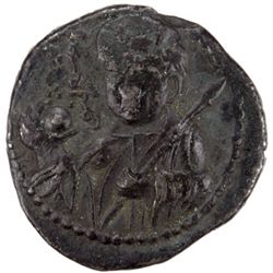 ARTUQIDS OF AMID & KAYFA: Fakhr al-Din Qara Arslan, 1144-1174, AE dirham (13.95g), NM, AH556