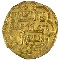 ILKHAN: Abu Sa'id, 1316-1335, AV dinar (4.23g), Tabriz, AH729