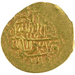 SAFAVID: Muhammad Khudabandah, 1578-1588, AV 1/2 mithqal (2.30g), Yazd, DM