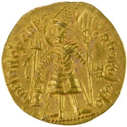 KUSHAN: Vasu Deva II, ca. 230-250, AV stater (7.93g), Peshawar region