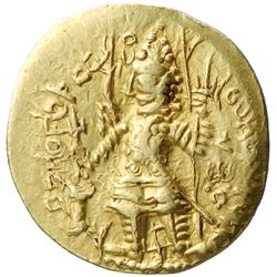 KUSHAN: Vasu Deva II, posthumous, after 230, AV stater (7.85g)