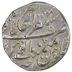 MUGHAL: Rafi-ud-Darjat, 1719, AR rupee (11.38g), Akbarabad, year one (ahad)