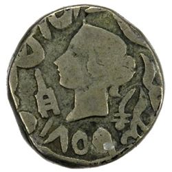 BINDRABAN: Victoria, 1857-1901, BI rupee (10.58g), Bindraban, 1859