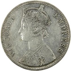 BRITISH INDIA: Victoria, as Empress, 1876-1901, AR rupee, 1897-C
