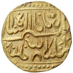 INDIA: Temple Token, 19th-20th century, AV " 1/2 mohur" (6.28g), NM, ND