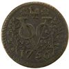Image 2 : NETHERLANDS EAST INDIES: AE duit (2.84g), [West Friesland], 1756