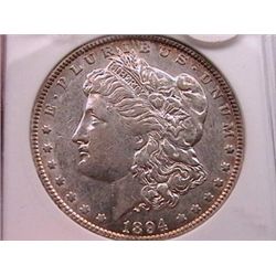 1894-O Morgan Dollar Anacs AU50