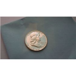 1957 MS-67 BU FRANKLIN SILVER DOLLAR