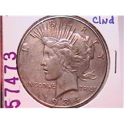 1934 Peace Dollar XF40