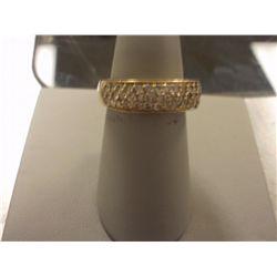 1 Carat Stunning Top Quality Parve Diamond Ladies Ring, 14K Gold