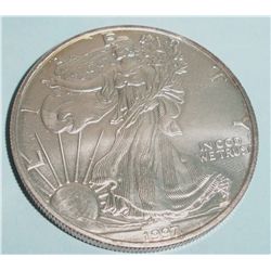 1997 .999 Pure Silver American Eagle