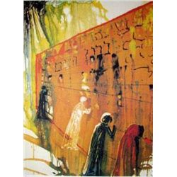 Salvadore Dali  Wailing Wall  Lithograph, Ltd. Edition Plate Signed & Numbered, 33 x23 