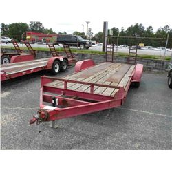 SHOPBUILT 18' T/A TAG TRAILER W/RAMPS (BILL O