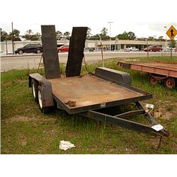 HOOPER 10' T/A TAG TRAILER W/RAMPS (BILL OF S