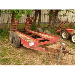 SHOPBUILT 10' T/A TAG TRAILER W/RAMPS (BILL O