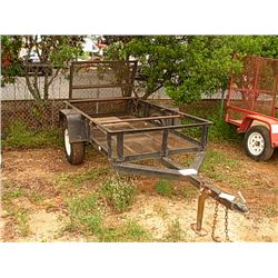 SHOPBUILT 8' S/A TAG TRAILER W/TAILGATE